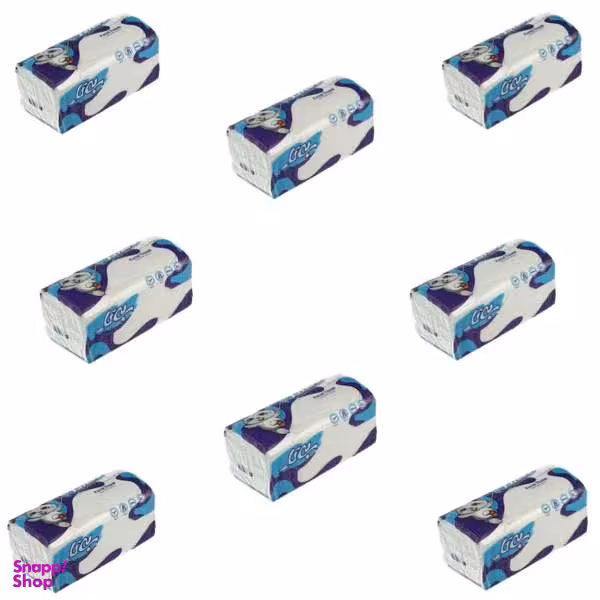 دستمال کاغذی 250 برگ بی تا بسته 8 عددی