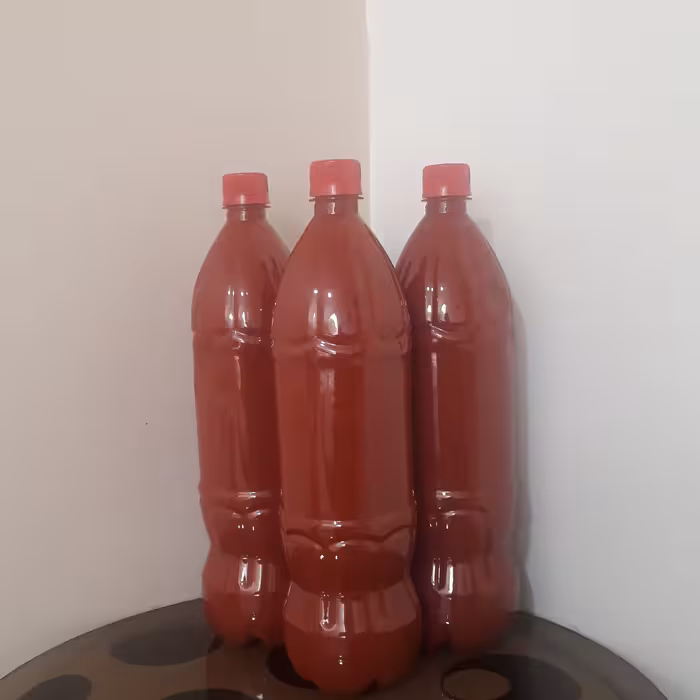 رب گوجه خانگی 1/5کیلویی با نمک دریا