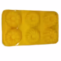 قالب سیلیکونی 6 خانه سه گل