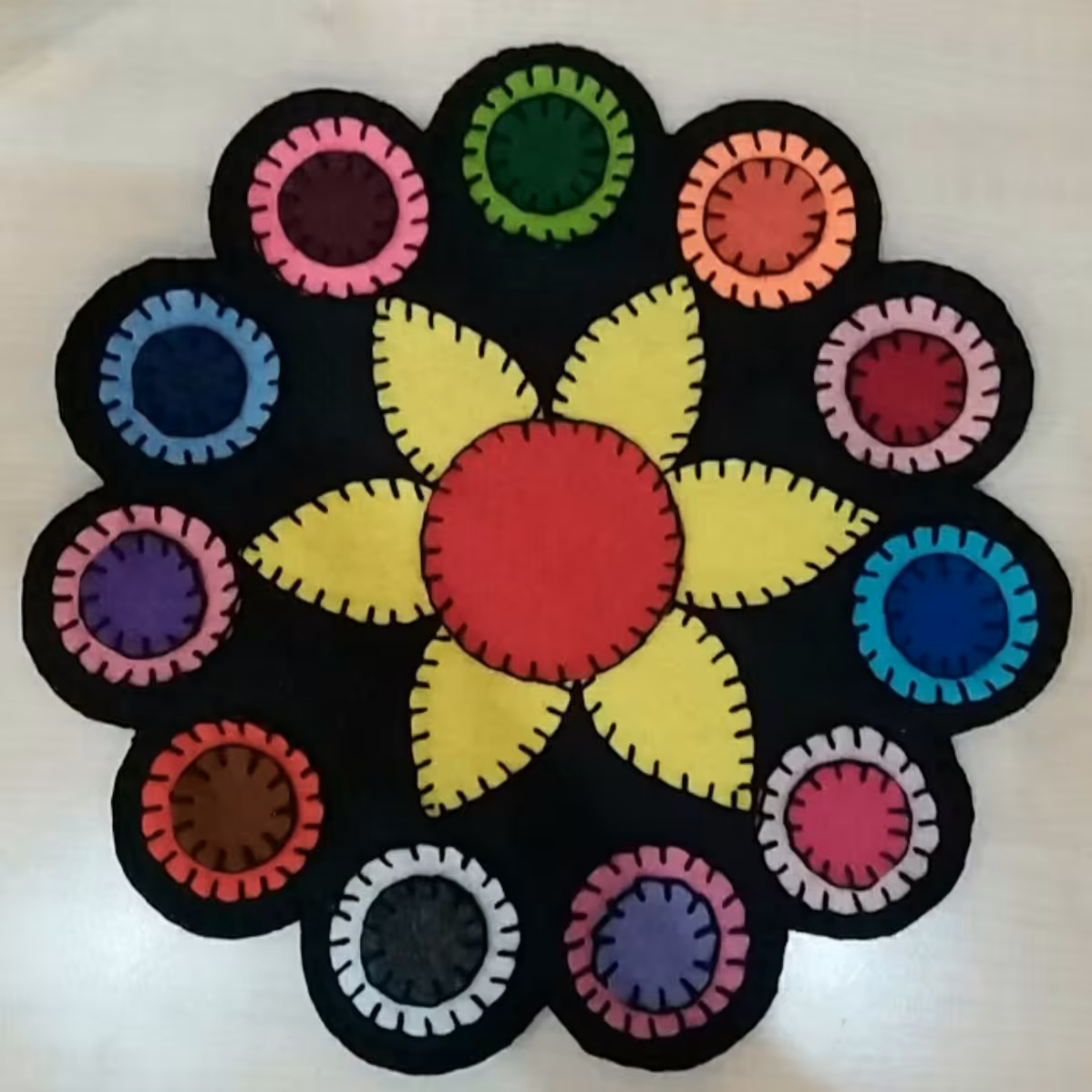 رومیزی نمدی