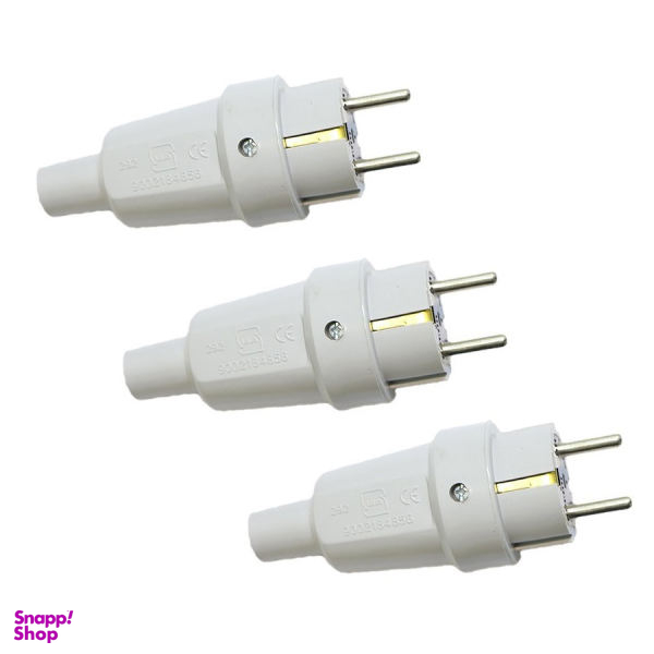 دوشاخه برق پارت الکتریک مدل 972 بسته 3 عددی