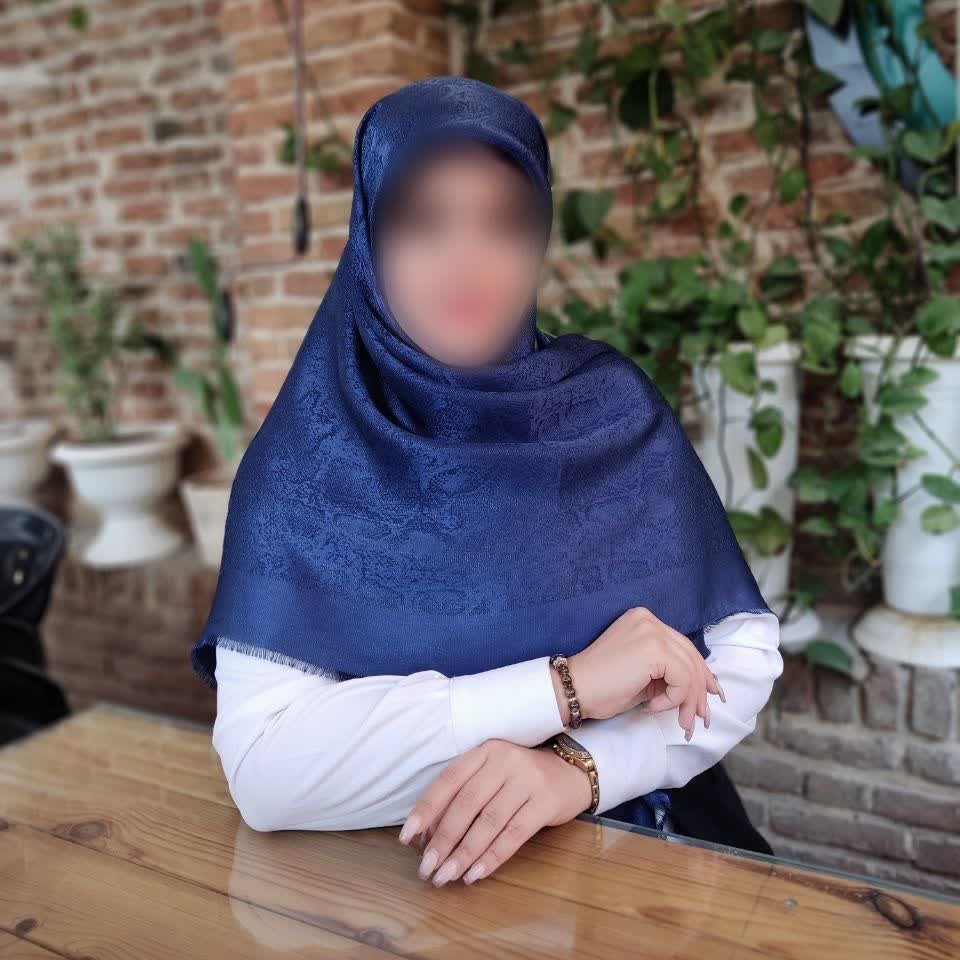 روسری، نخ ابریشم، ژاکارد، دو رو لمه دار