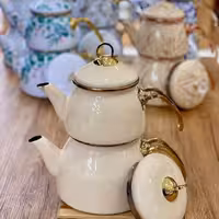 کتری و قوری لعابی شاهین ترکیه