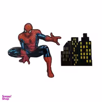 تاپر تزئین کیک بهگز مدل مرد عنکبوتی مجموعه 2 عددی