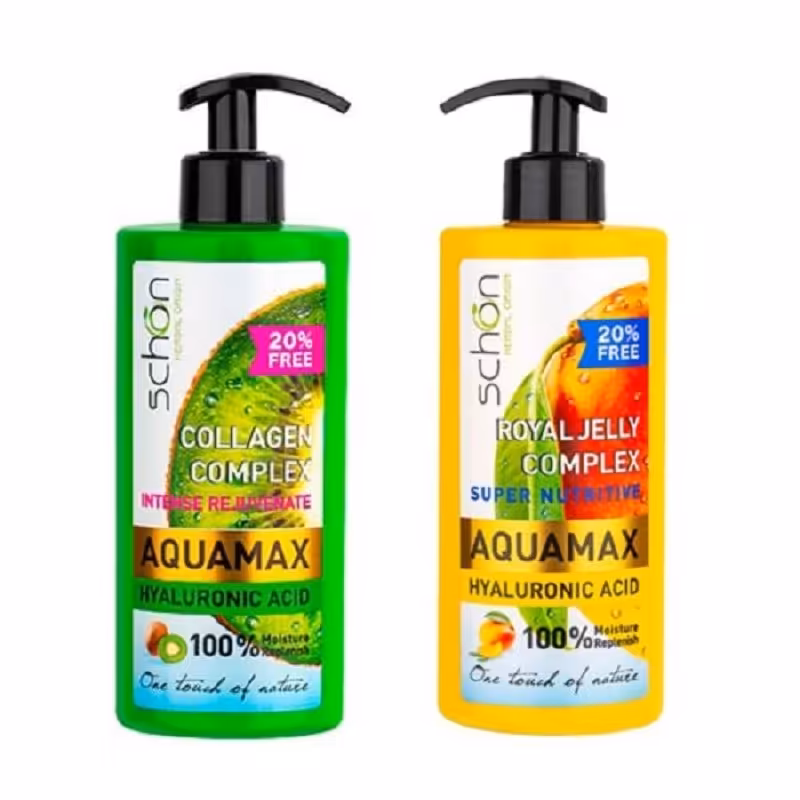 کرم آبرسان شون مدل COLLAGEN حجم 500 میلی لیتر به همراه کرم آبرسان شون مدل ROYAL 
