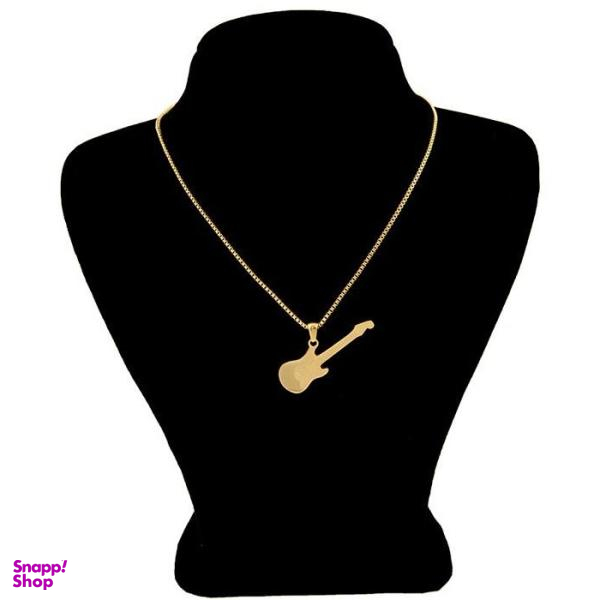 گردنبند نقره طرح گیتار کد 01
