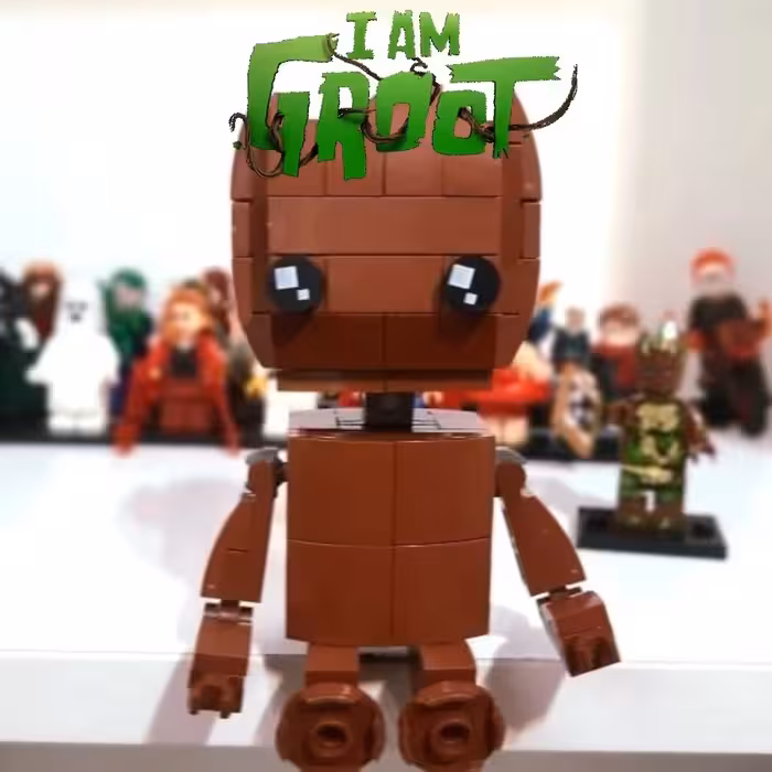 لگو ساختنی بزرگ گروت 125 قطعه