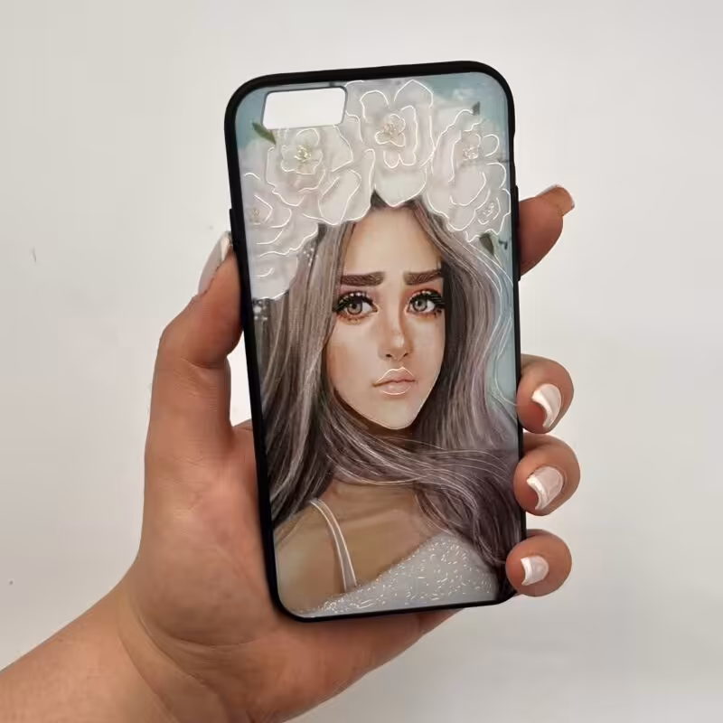 قاب گوشی iPhone 6 - 6s آیفون طرح نقاشی دختر فانتزی کد 64236