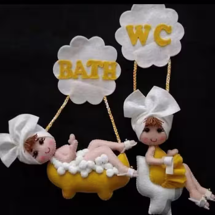 نشانگرفانتزی برای حمام وwc