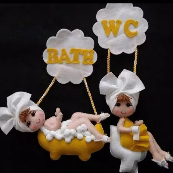 نشانگرفانتزی برای حمام وwc