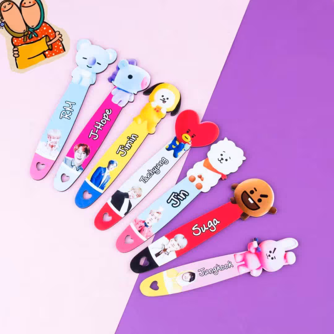 بوک مارک چوبی  مدل عروسکی  با کیفیت عالی