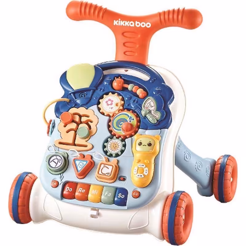 واکر کودک کیکابو رنگ آبی kikkaboo walk and learn کد 31005030061