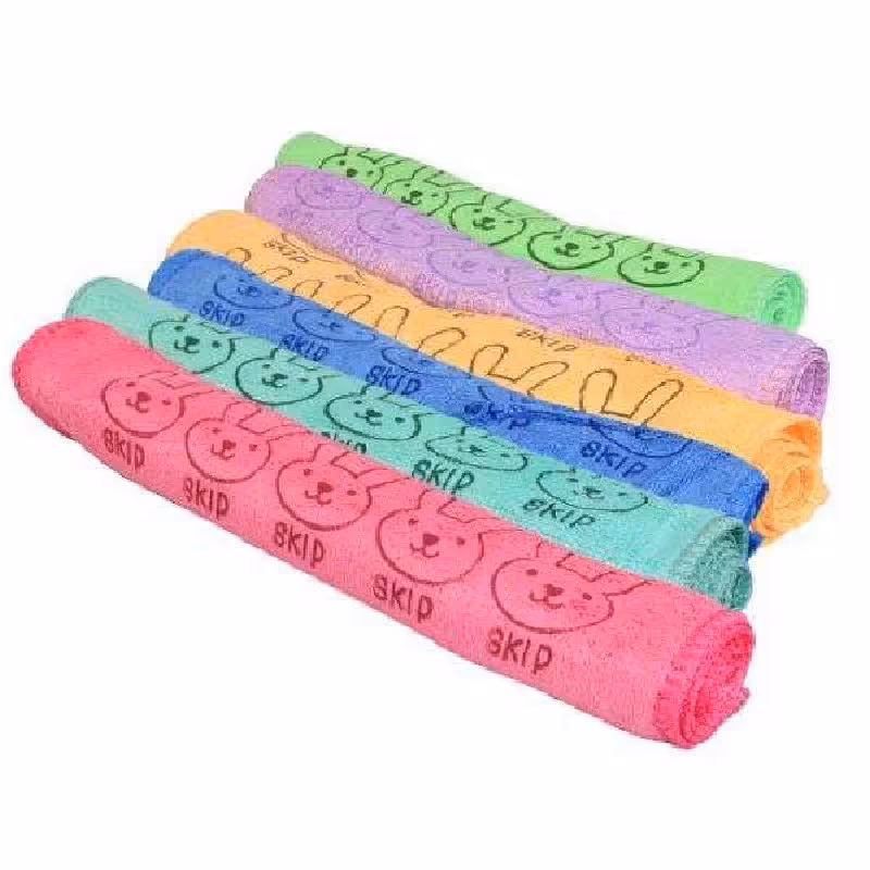 دستمال آشپزخانه بسته 6 عددی 30 سانتی دستمال آشپزخانه مدل خرگوشی   تنظیف میکروفایبر نانو جادویی دستمال نظافت کارواش خانه 