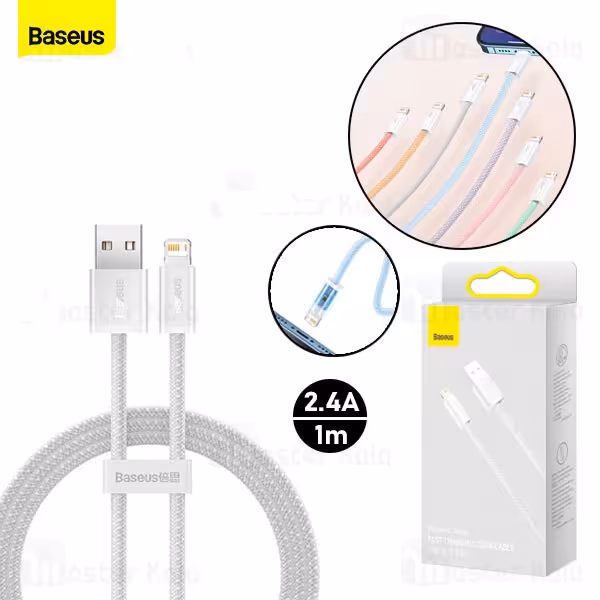 کابل لایتنینگ فست شارژ بیسوس Baseus Dynamic Series Cable CALD000402 طول 1 متر