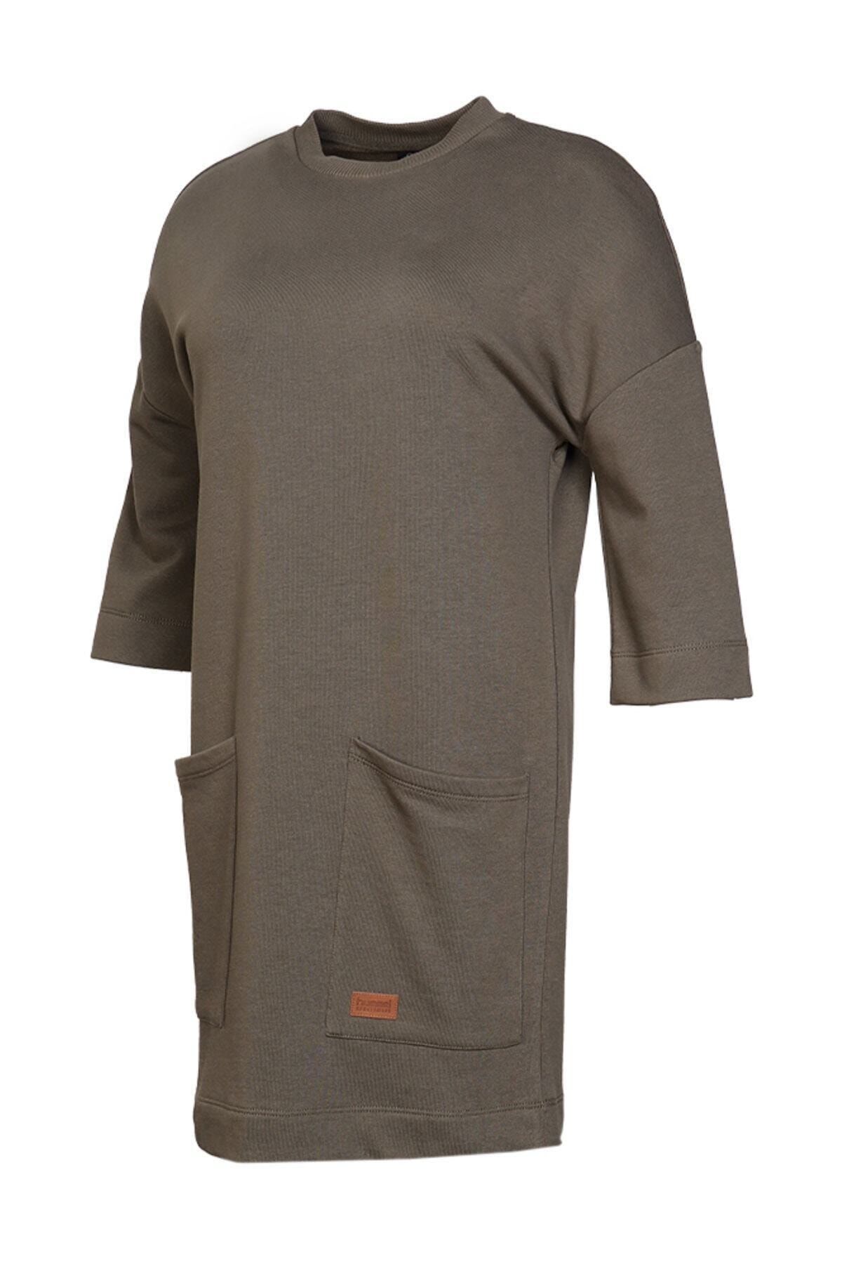 سویشرت سبز زنانه لباس یاس اورجینال hummel