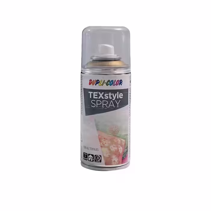 اسپری رنگ پارچه طلایی دوپلی کالر مدل TEXstyle حجم 150میلی لیتر