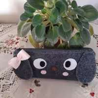 جامدادی نمدی فانتزی مدل سگ