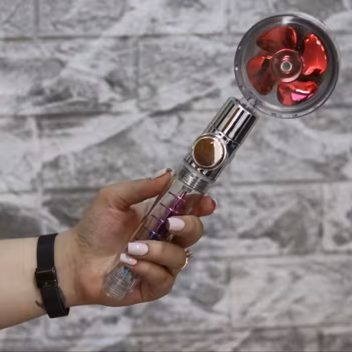 سر  دوش حمام افزایش فشار آب دو مرحله ای 360درجه