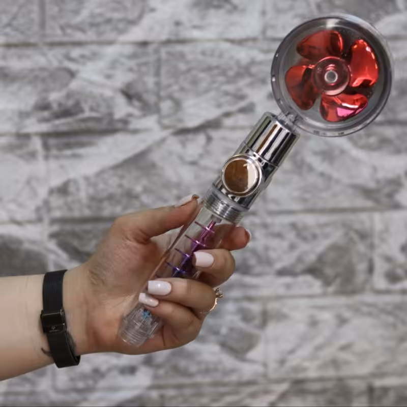 سر  دوش حمام افزایش فشار آب دو مرحله ای 360درجه