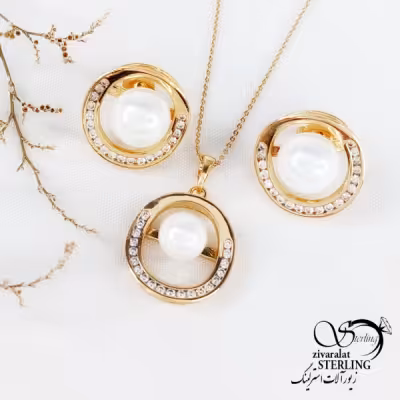 نیمست ژوپینگ دایره با مروارید کد 11883