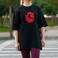 تیشرت پیاده روی زنانه B403 برساد رنگ مشکی سایز 2XL