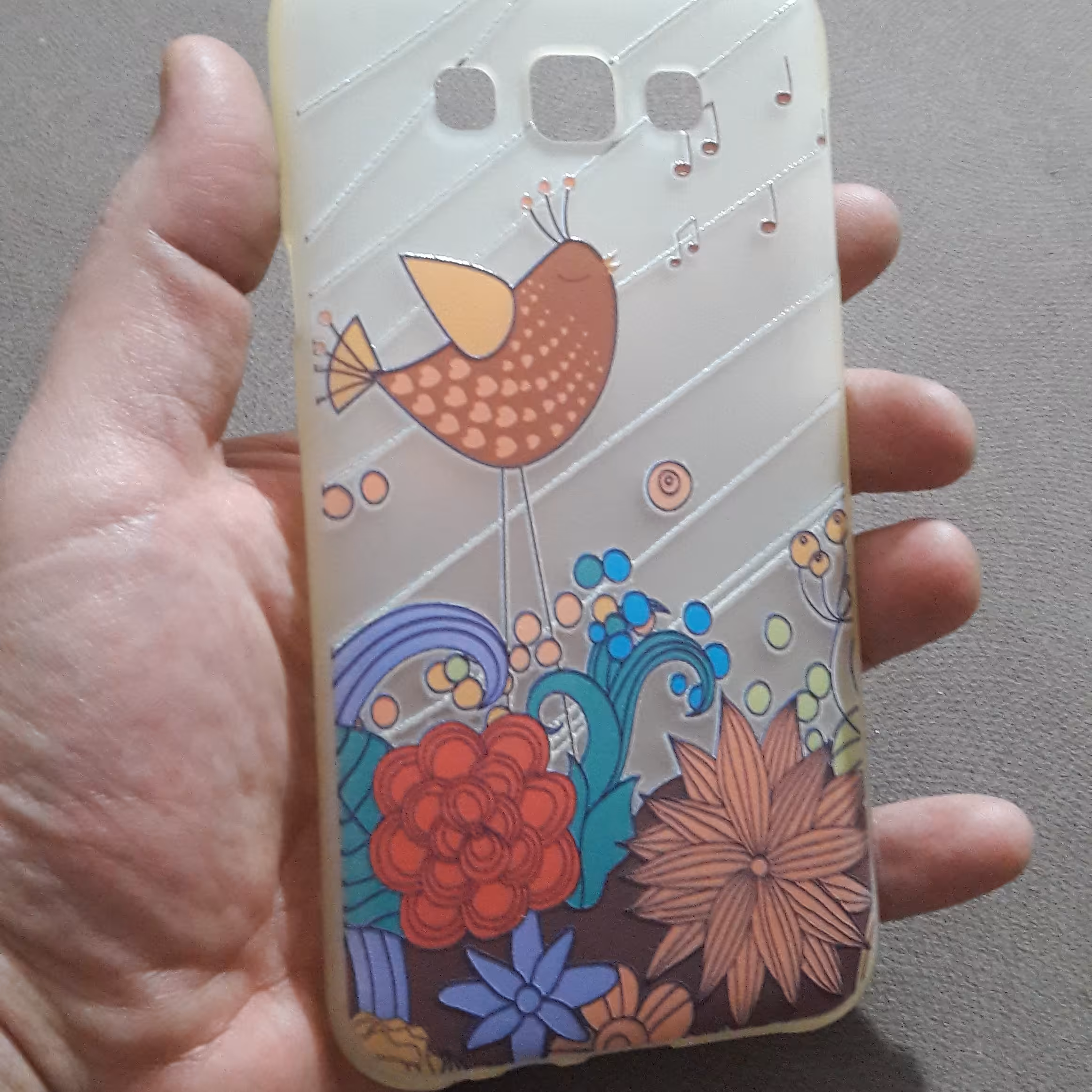 قاب ژله ای طرح دار سامسونگE7