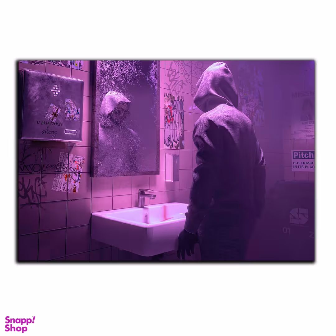 تابلو شاسی بکلیت طرح آیینه و تنهایی مدل SH-S5563