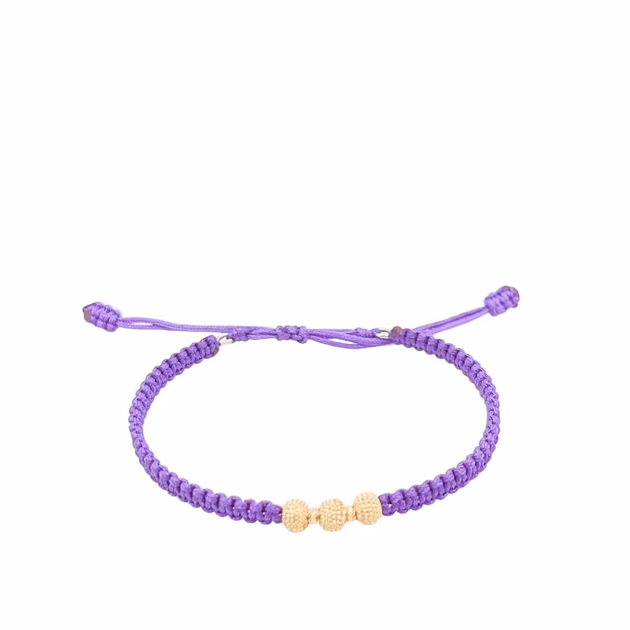 دستبند طلای 18 عیار تلفیقی سنگ و بند پارچه ای کدDP31