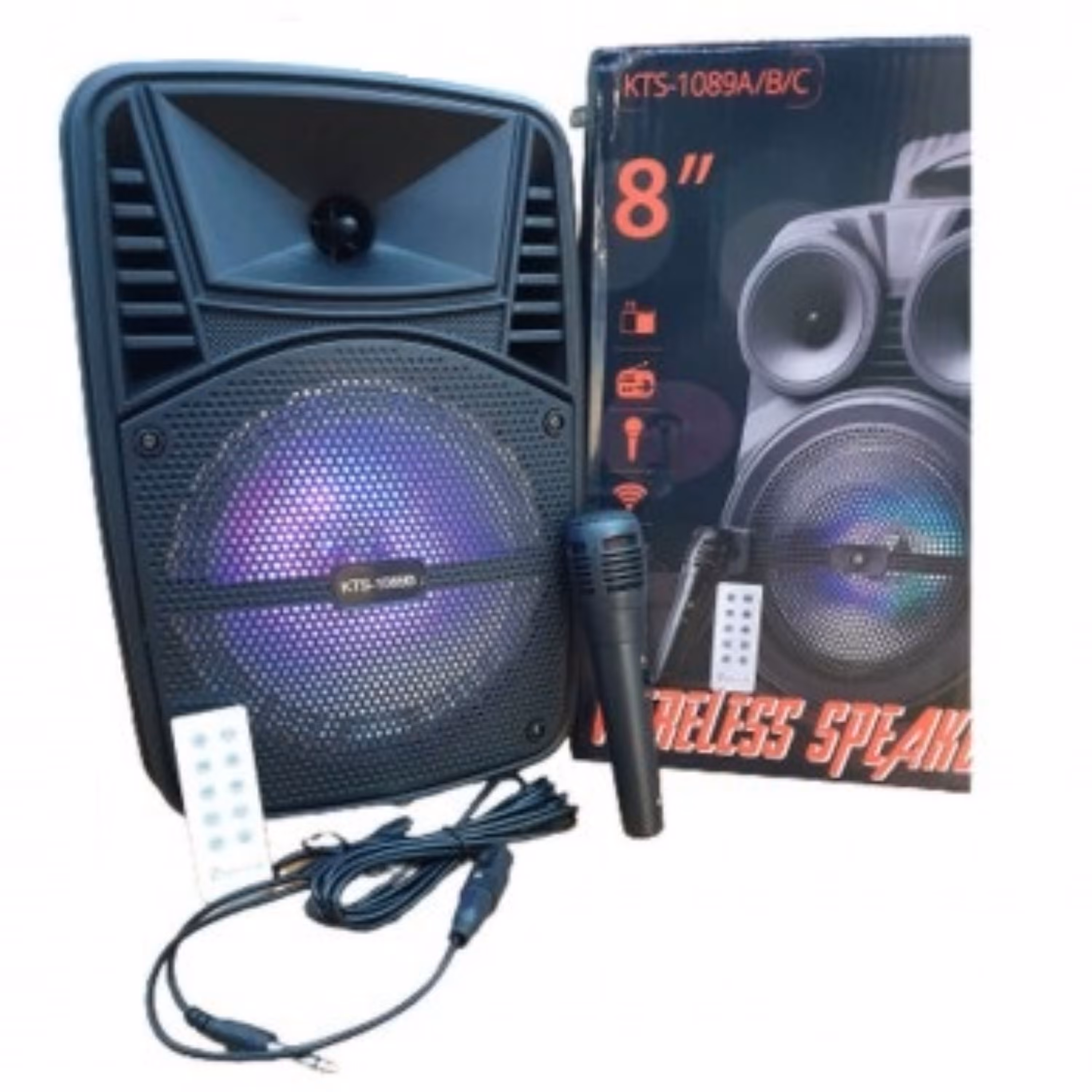 اسپیکر بلوتوثی مدل KTS-1089B اسپیکر چمدانی قابل حمل1089 