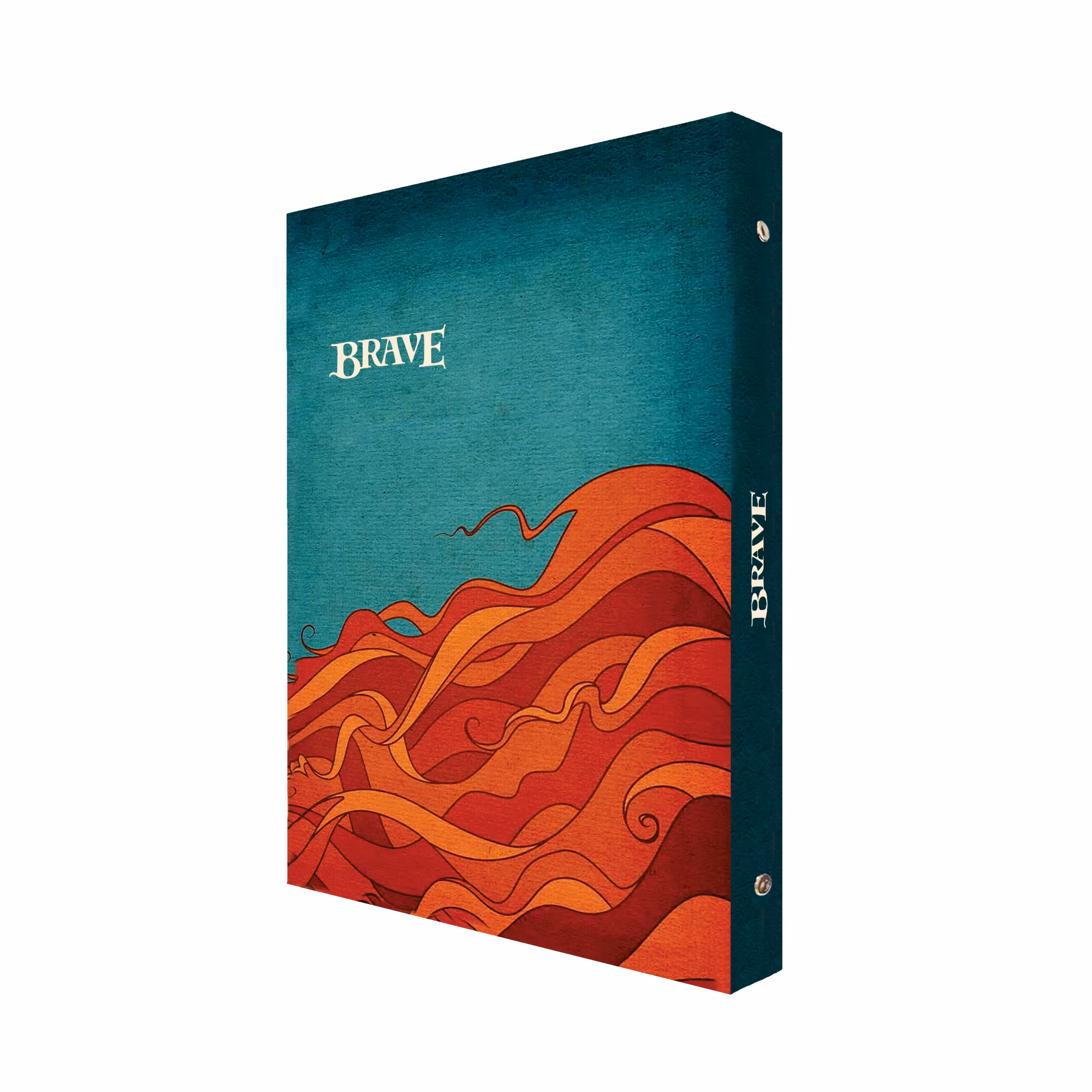 دفتر کلاسوری 100 برگ پدیده نقش مدل انیمیشن طرح brave کد 03