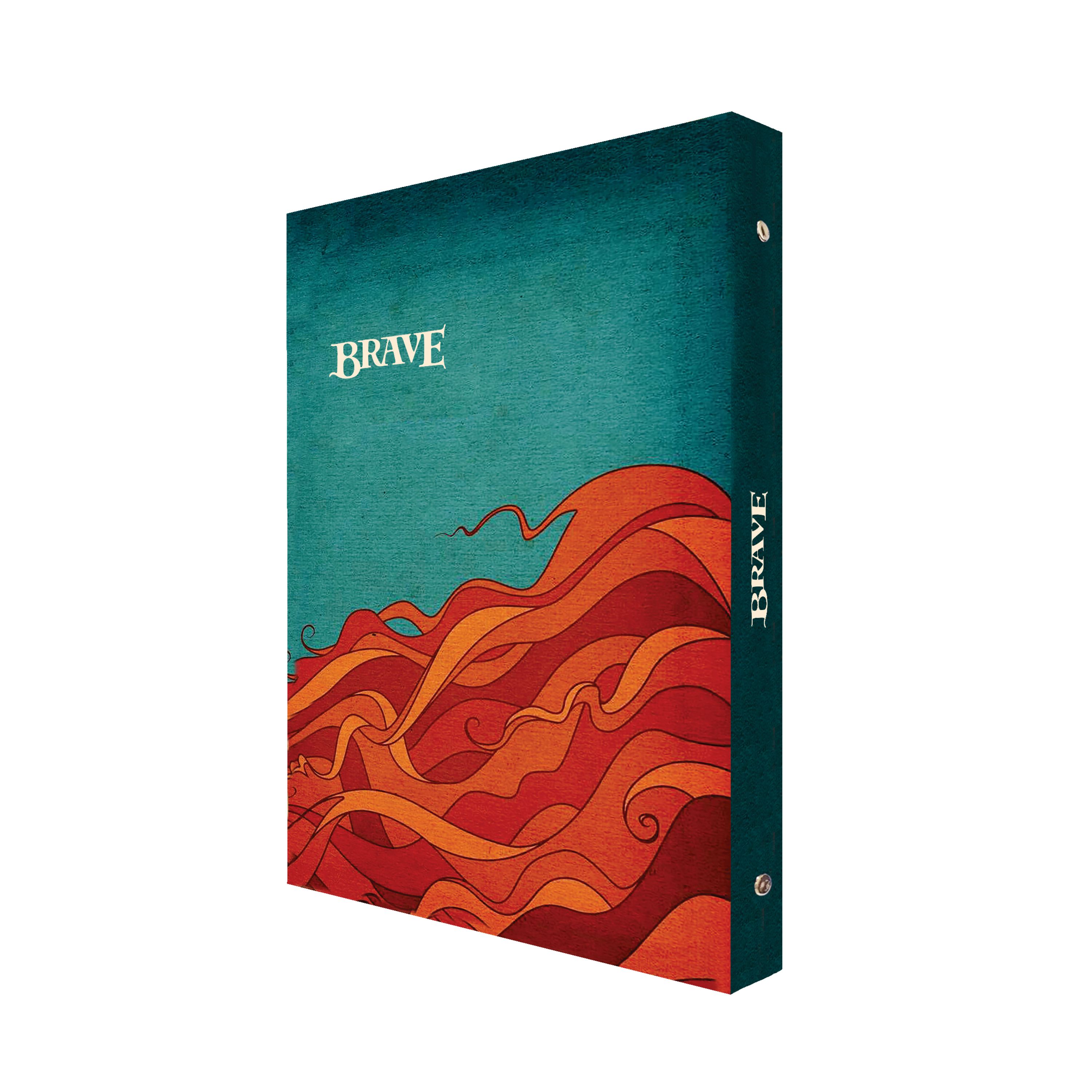 دفتر کلاسوری 100 برگ پدیده نقش مدل انیمیشن طرح brave کد 03