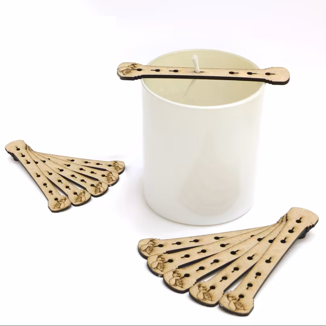 نگهدارنده فتیله کتان (دهانه قالب ) 10 عددی چوبی کد 10556 