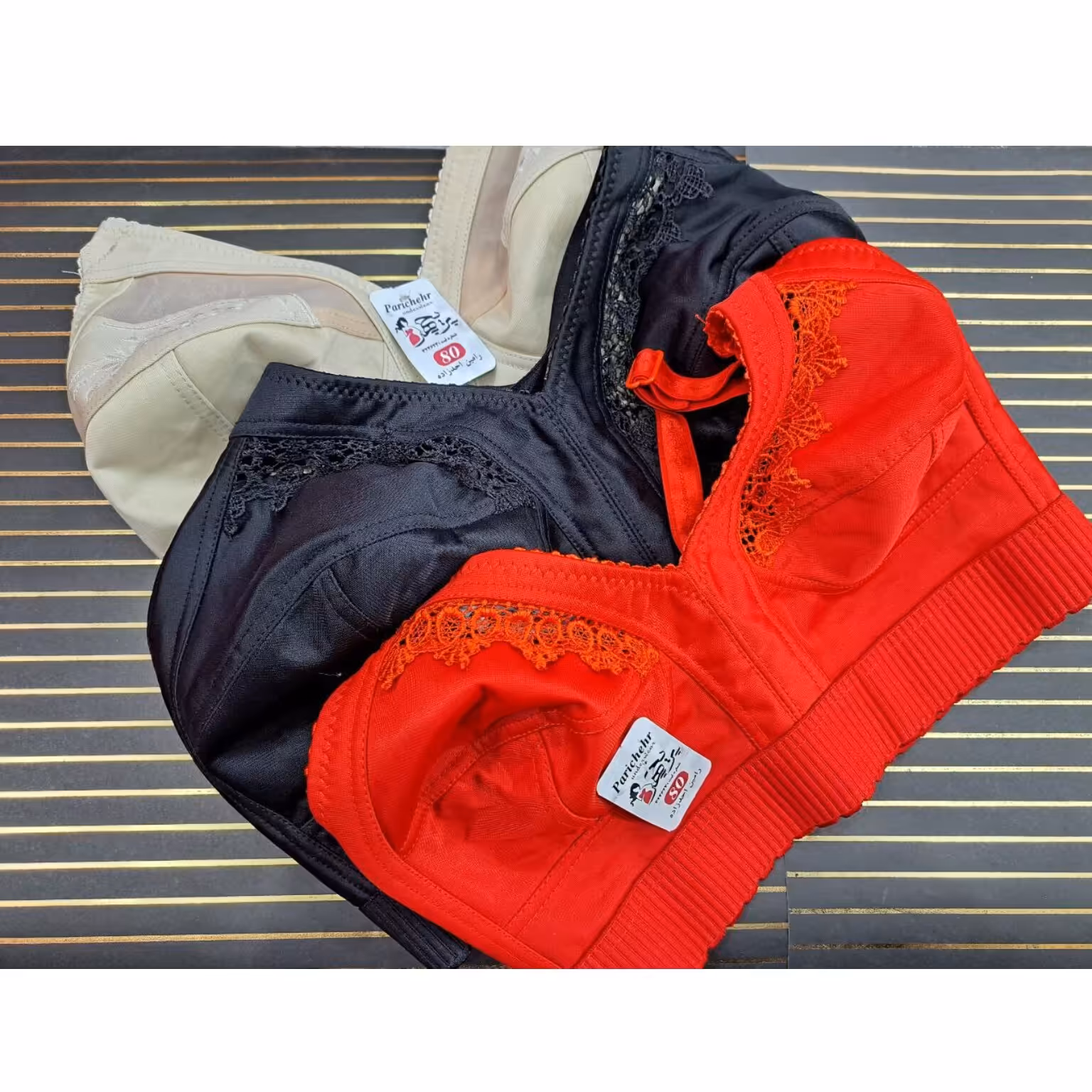 سوتین نخی کش پهن 