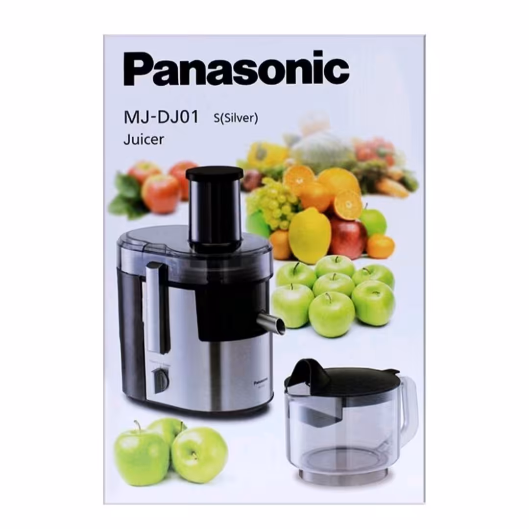 آبمیوه گیری 800 وات پاناسونیک مدل dj01 (هزینه ارسال بصورت پس کرایه برعهده خریدار محترم هست)