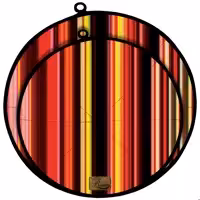 دمکنی ست دو تکه پارچه ای مخمل دو رو چاپ طرح راه راه سایز 25 و 30 مدل B1-86 شرکت رنس