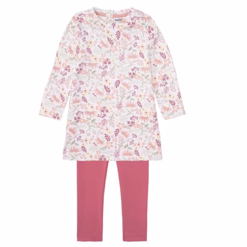 ست پیراهن و شلوار دخترانه لوپیلو مدل 357144