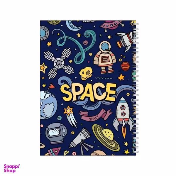 دفتر مشق 100 برگ بامبیلیپ طرح سفینه و فضا کد 5867931