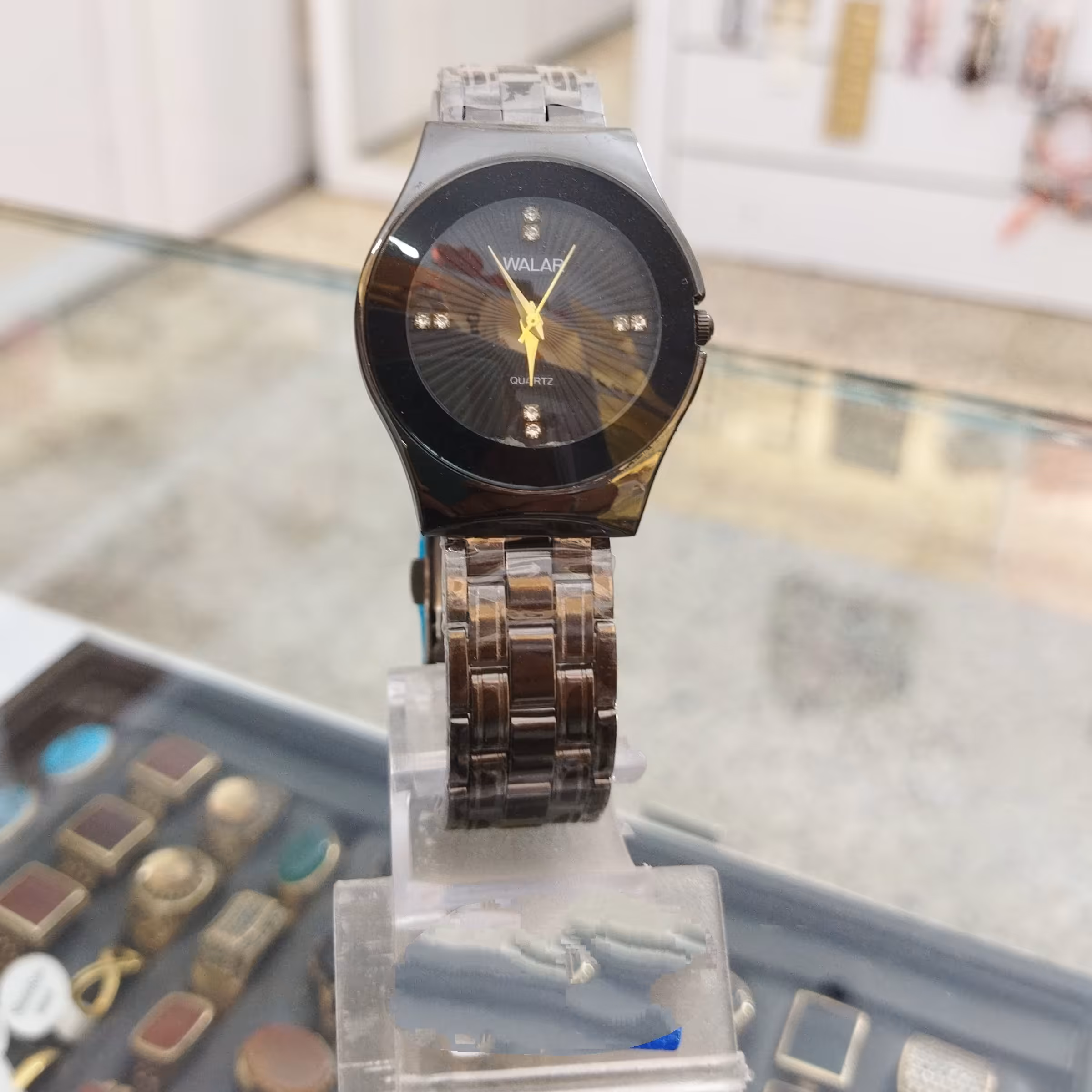 ساعت مچی عقربه ای زنانه بند استیل WALAR