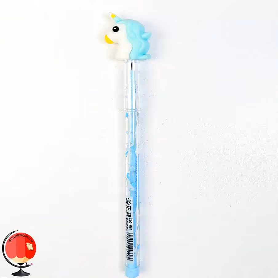 مداد نوکی فشنگی فانتزی طرح یونیکورن آبی