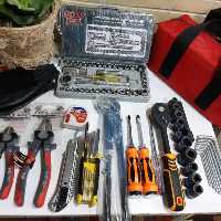 ست ابزار و آچار 72 پارچه مجموعه ابزار حرفه ای ابزارجور کد 101