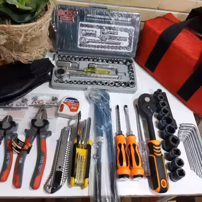 ست ابزار و آچار 72 پارچه مجموعه ابزار حرفه ای ابزارجور کد 101