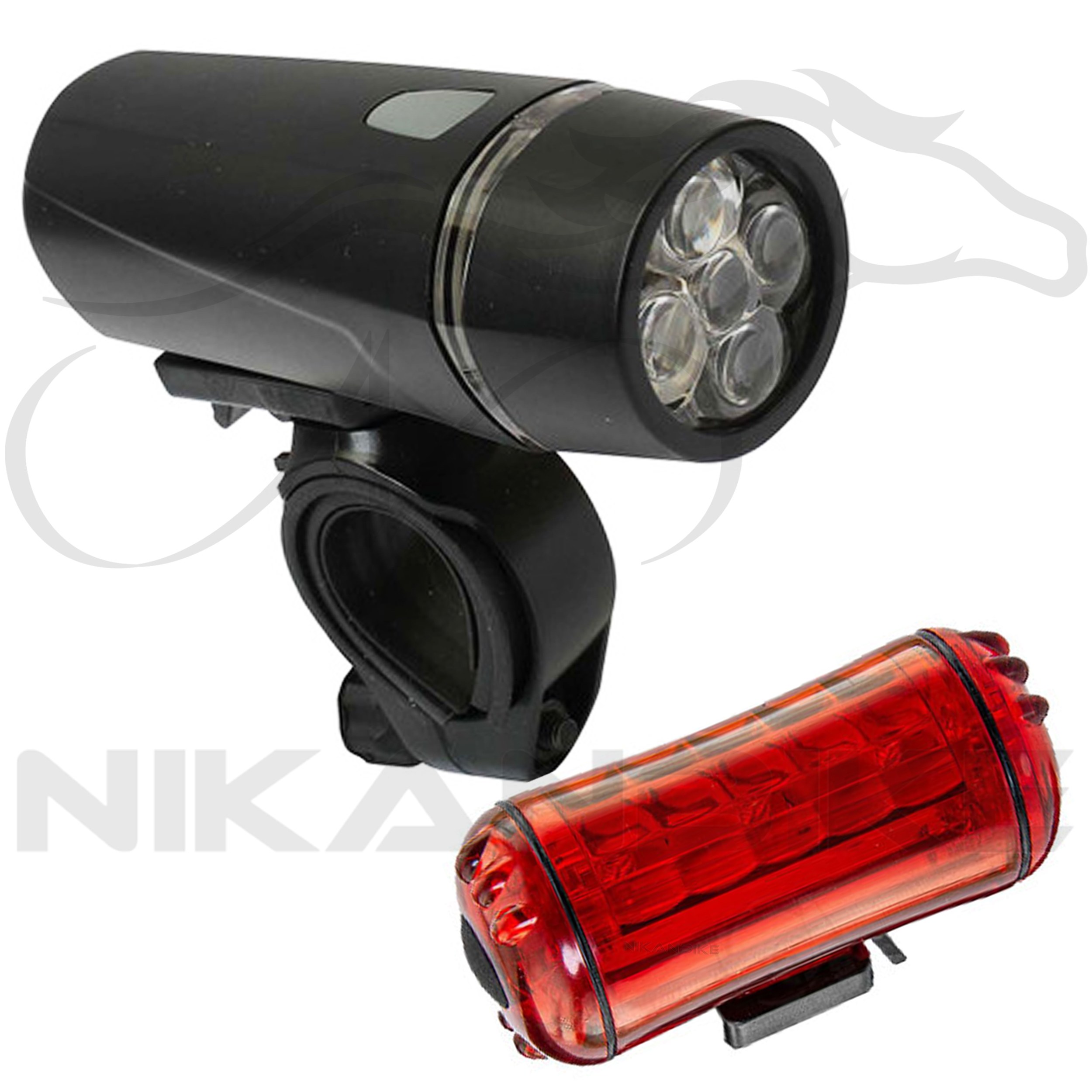 چراغ جلو و عقب دوچرخه مدل XC-100C102 کد 1227067