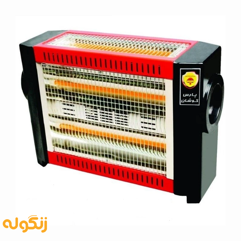 بخاری برقی 1500 وات پارس کوشان مدل مینیاتور (بدون فن) - زنگوله