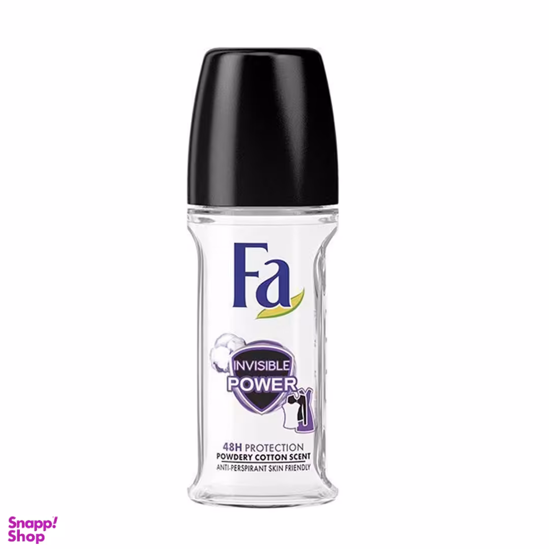رول ضد تعریق زنانه فا مدل Invisible Power حجم 50 میلی لیتر