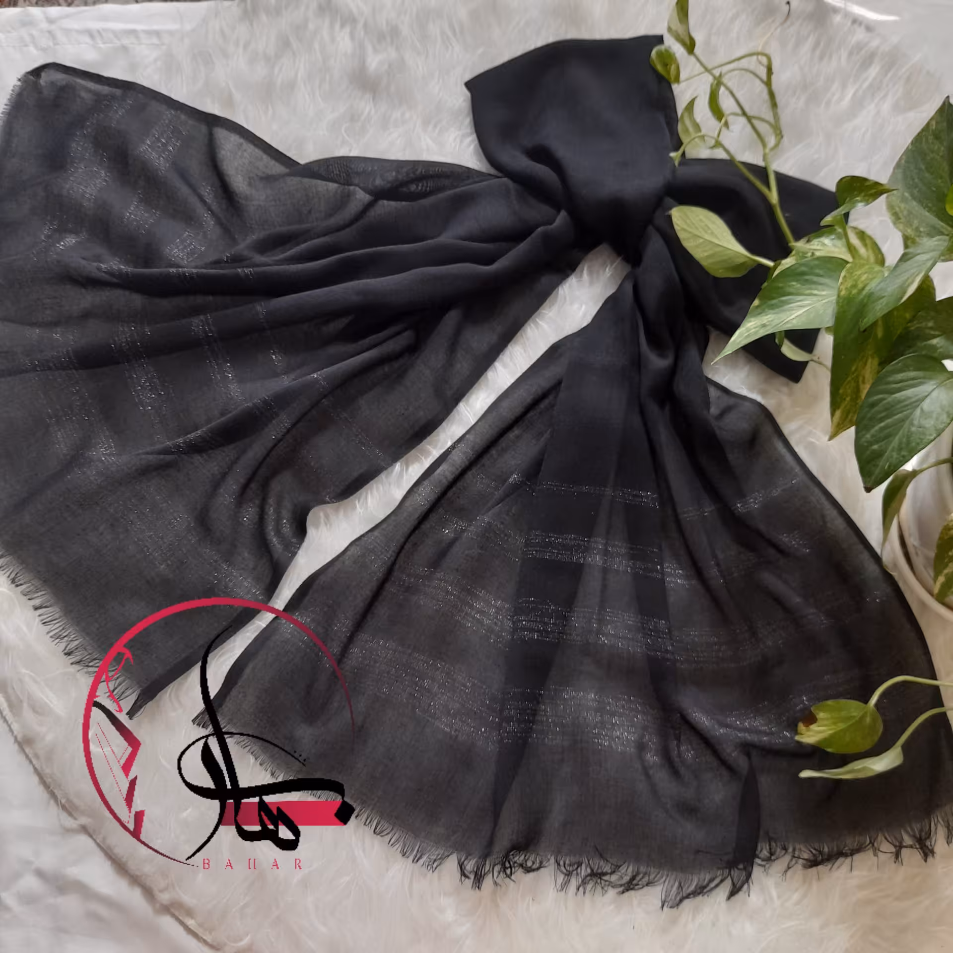 شال نخی حاشیه لمه