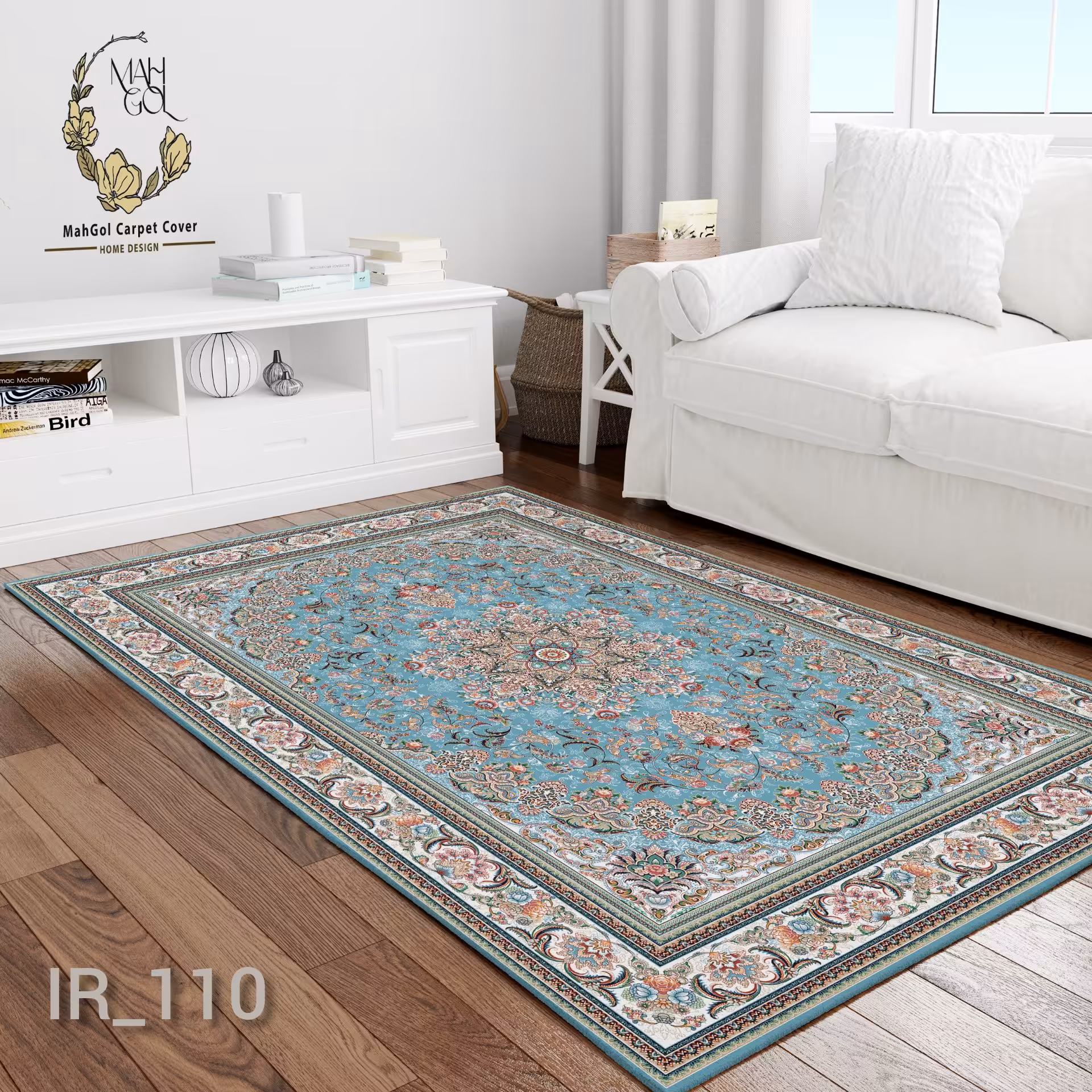 روفرشی  کشدار 6 متری کد IR_110 ماهگل (قابل تولید در ابعاد مختلف تا 24 متری)