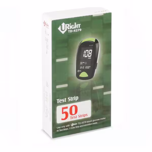نوار تست قند خون یورایت سبز Uright TD-4279