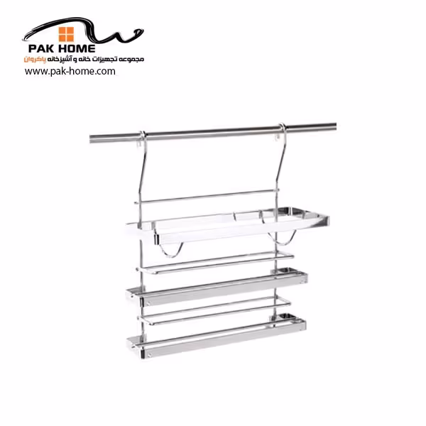 جا دستمال و فویل آویز کروم آدلان A217