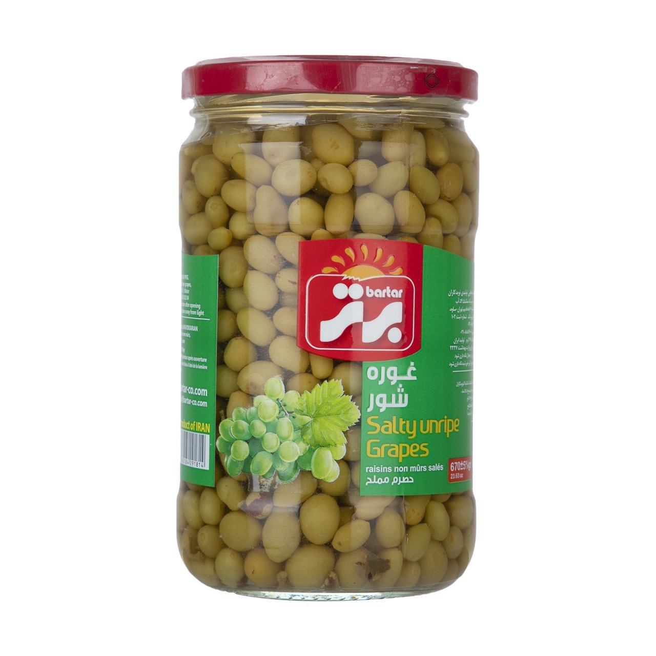 غوره شور برتر 670 گرم