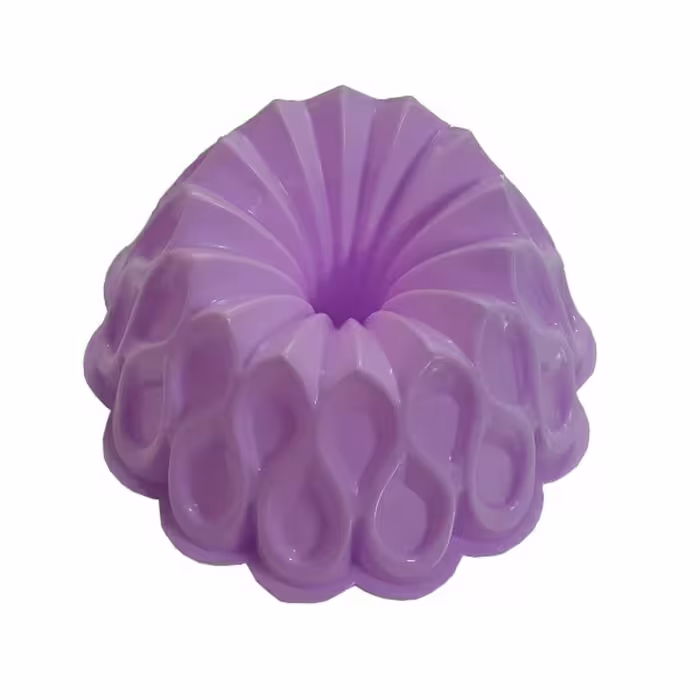 قالب ژله و دسر پلاستیکی مدل شیفون طرح تاج و دامن لیلیوم